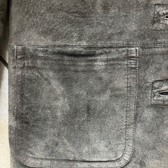 Vintage Fairweather Suede + Faux Fur Winter Coat (Size Small) - Picture 6 of 13